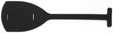 Black ID Tag Laid Flat